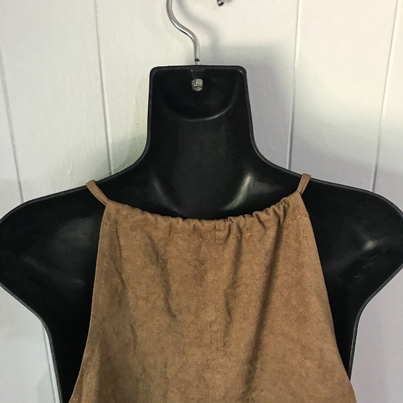 MAX STUDIO Faux Suede Tank Top - Picture 4 of 5